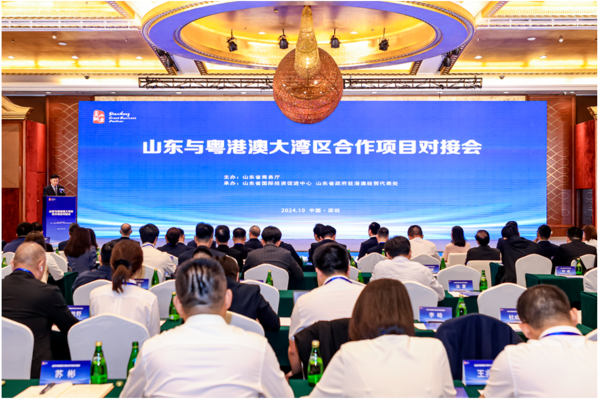 山東與粵港澳大灣區合作項目對接會在深圳舉行